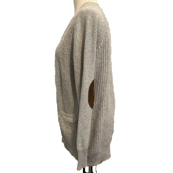 Cloth By Design Cardigan With Elbow Detail Size Small - Picture 2 of 6